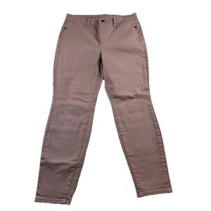 Talbots Womens Flawless High Waist Ankle Jeggings Petite Sz 10P Dusty Rose Pink